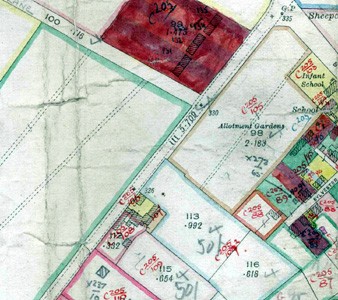 Emu Farm shown on 1927 valuation map numbered 106 and 107